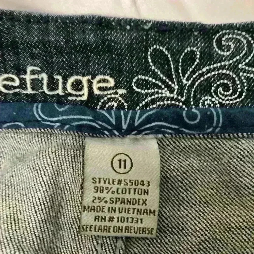 Refuge Jean Skirt, Girls Sz 11 - Picture 6 of 8